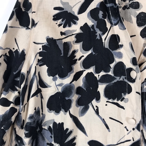 Alexandra Bartlett Blouse Linen Button down top Womens size 2X - Picture 9 of 9